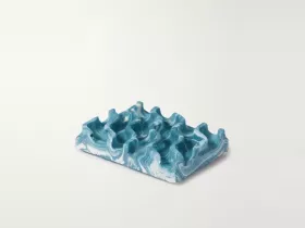 Marble Effect Jesmonite Acrylic and Resin Soap Dish by Katie Gillies 2