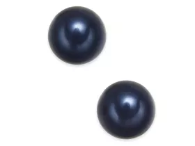 Navy Imitation Pearl 12mm Stud Earrings Created for Macys 2