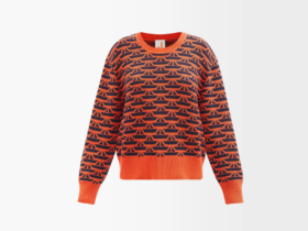 Joos Tricot Boat jacquard silk blend sweater 4