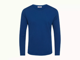 OB T Bleu Tailored Fit Long Sleeve T Shirt 5