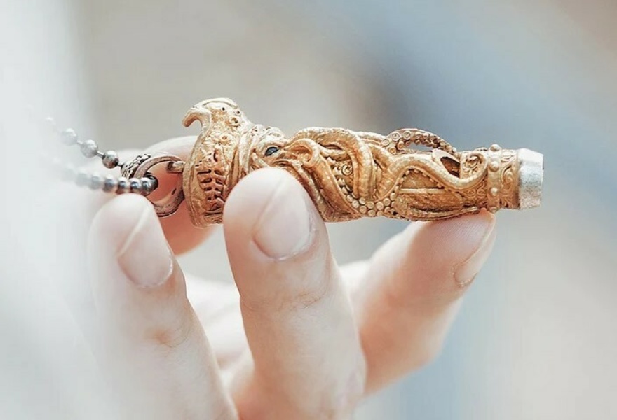 BRASS PIRATE OCTOPUS WHISTLE 4