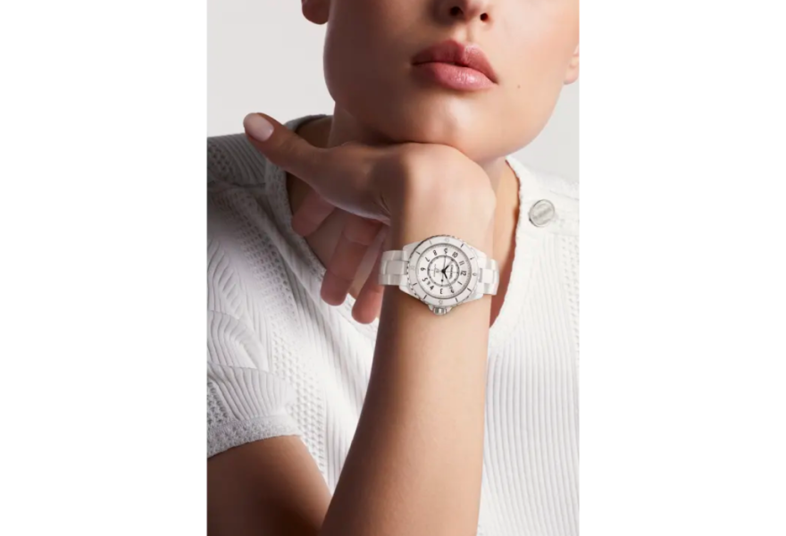 CHANEL J12 WATCH CALIBER 12 1 38 MM Timeless Elegance in White Ceramic and Steel 1