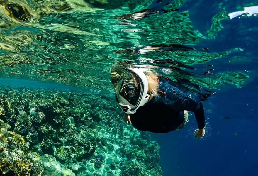 Dive into Unmatched Comfort and Safety with OCEAN REEF Aria QR Quick Release Snorkeling Mask 5