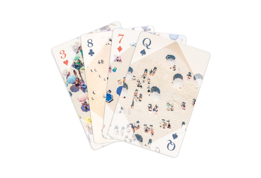 Elevate Your Game Nights with Gray Malins Beach Playing Card Set 4