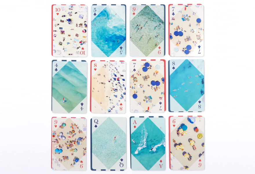 Elevate Your Game Nights with Gray Malins Beach Playing Card Set 8