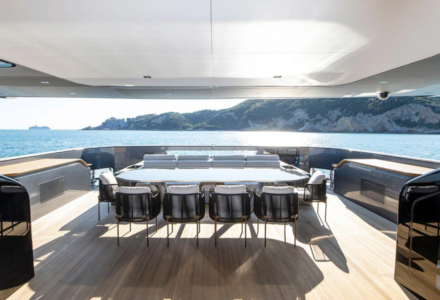 Experience Luxurious Yachting with the 40m Baglietto Yacht 8