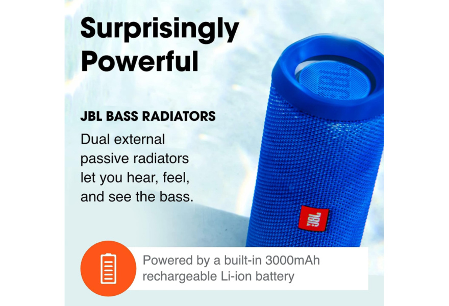 JBL Flip 4 Waterproof Portable Bluetooth Speaker 3