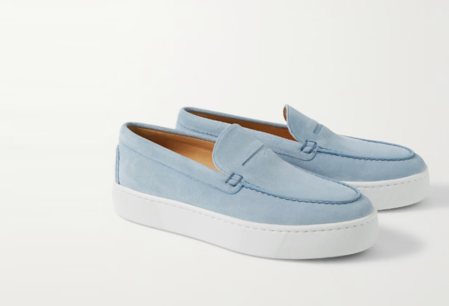 Paqueboat Suede Boat Shoes by Christian Louboutin 1