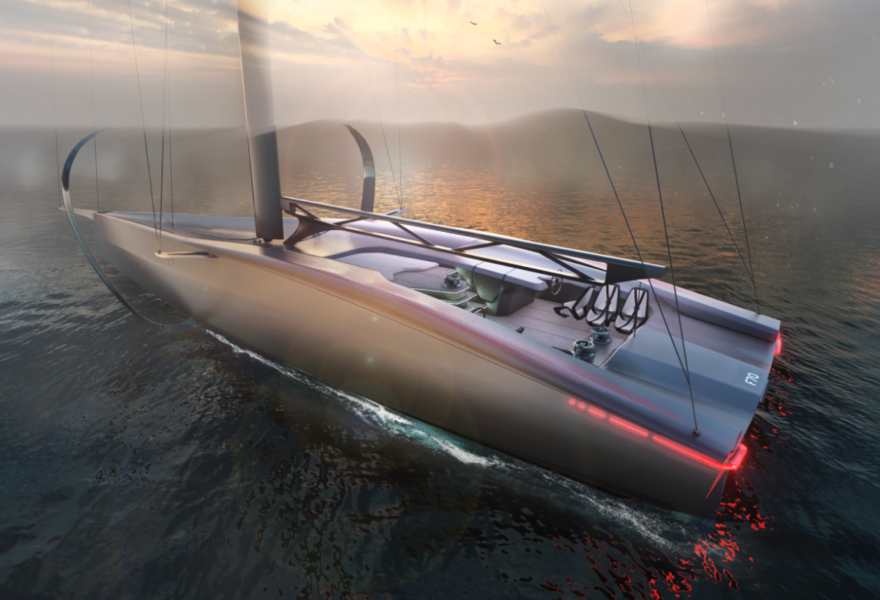 Pininfarinas New 70 Foot Foiling Hyperboat Concept 92