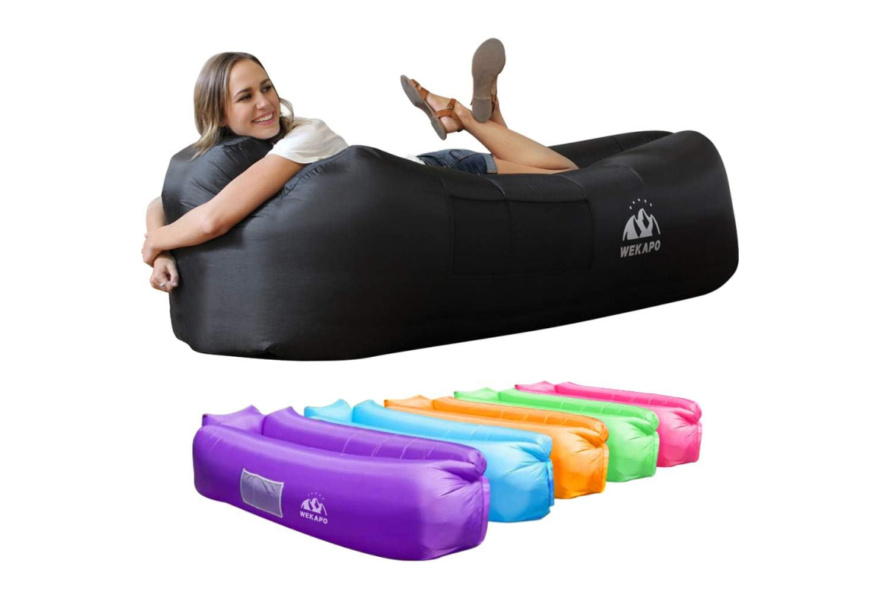 WEKAPO Inflatable Lounger Air Sofa Chair Camping Beach Accessories 7