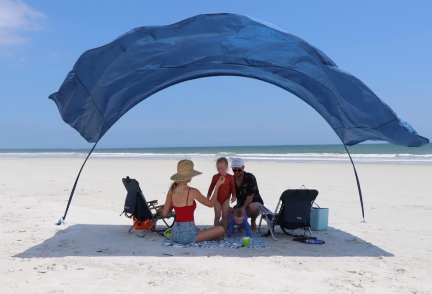 Windproof Beach Umbrella Sun Shelter 1